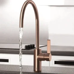 Just Taps Rose Gold Single Lever Kitchen Sink Mixer Tap