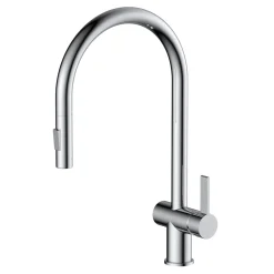 Just Taps VOS Pull Out Spray Single Lever Mono Kitchen Mixer - Chrome