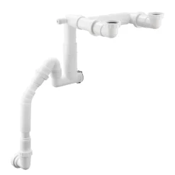 Leisure Rapid Fit 1.5 Bowl Basket Strainer Waste & Plumbing Kit