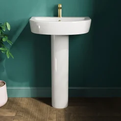 Lorraine 550mm Basin & Full Pedestal