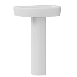 Lorraine 550mm Basin & Full Pedestal