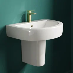 Lorraine 550mm Basin & Semi Pedestal