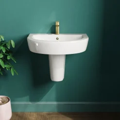 Lorraine 550mm Basin & Semi Pedestal