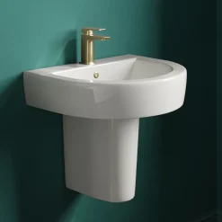 Lorraine 500mm Basin & Semi Pedestal