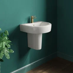 Lorraine 500mm Basin & Semi Pedestal