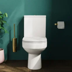 Lorraine Rimless Back To Wall Close Coupled Toilet & Soft Close Seat