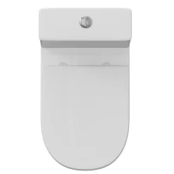 Lorraine Rimless Back To Wall Close Coupled Toilet & Soft Close Seat