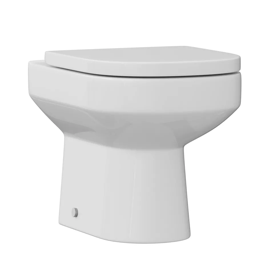 Lorraine Rimless Back To Wall Toilet & Soft Close Seat