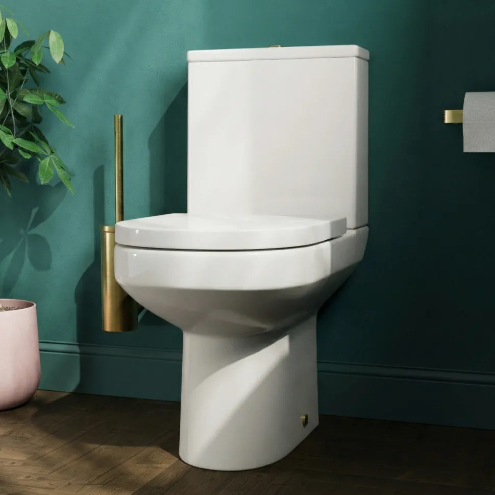 Lorraine Rimless Close Coupled Compact Toilet & Soft Close Seat