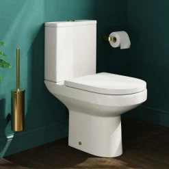 Lorraine Rimless Close Coupled Compact Toilet & Soft Close Seat