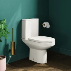Lorraine Rimless Close Coupled Compact Toilet & Soft Close Seat