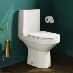 Lorraine Rimless Comfort Height Close Coupled Toilet & Soft Close Seat