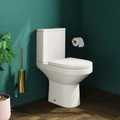 Lorraine Rimless Comfort Height Close Coupled Toilet & Soft Close Seat