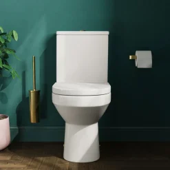 Lorraine Rimless Comfort Height Close Coupled Toilet & Soft Close Seat