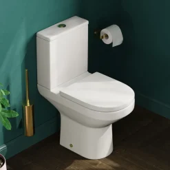 Lorraine Rimless Comfort Height Close Coupled Toilet & Soft Close Seat