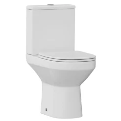 Lorraine Rimless Comfort Height Close Coupled Toilet & Soft Close Seat