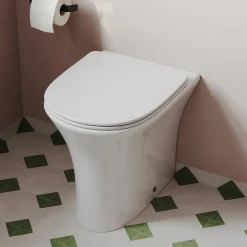 Lydia Rimless Back to Wall Toilet & Soft Close Seat