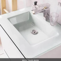 Maia 1200mm Wall Mounted Double Basin Vanity Unit
