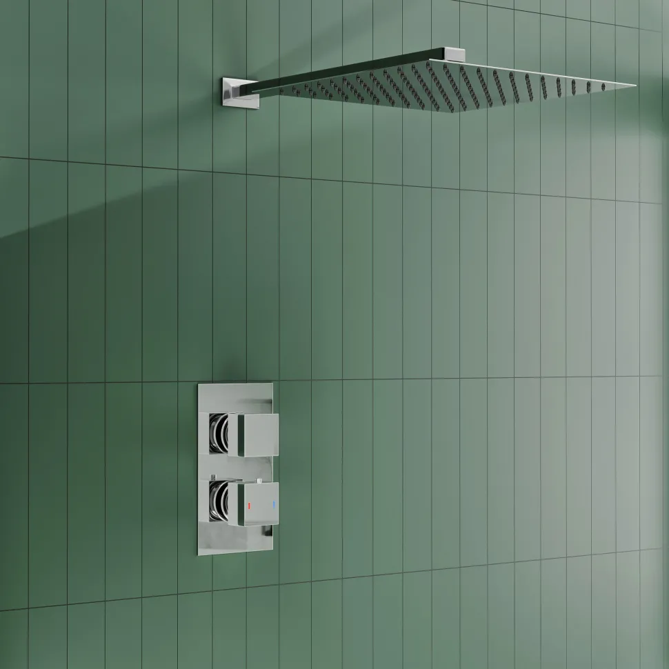 Matthew Concealed Shower Valve & Fixed Shower Head