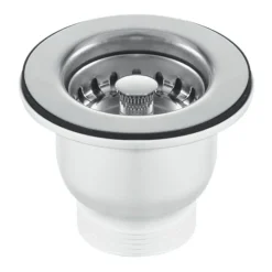 McAlpine Luxury Mini Basket Strainer Waste Kit for Belfast 1 Bowl Sinks