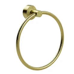 Miller Bond Towel Ring - Brushed Brass