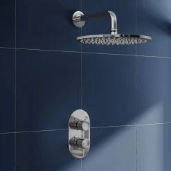 Natasha Concealed Thermostatic Shower Valve & ABS Fixed Shower Head