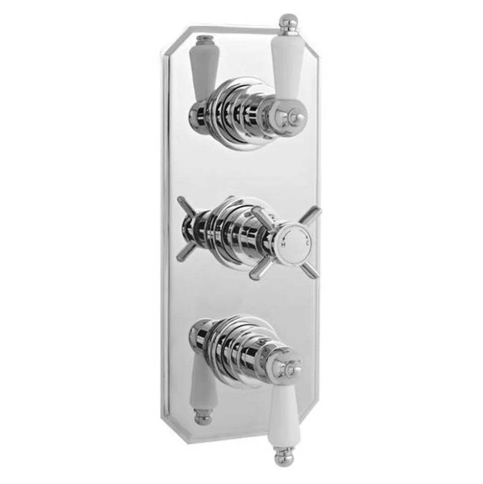 nuie Beaumont 2 Outlet Concealed Thermostatic Shower Valve