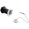 nuie Contract Basin Waste With Brass Plug & Ball Chain