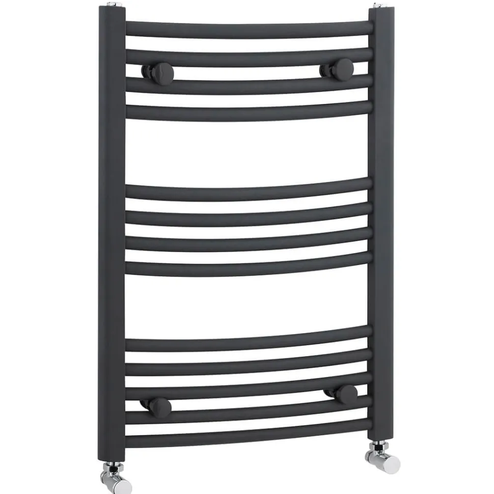 nuie Curved Ladder Rail in Anthracite - 700 x 500mm
