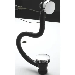 nuie Easyclean Sprung Plug Bath Waste with Minimalist Overflow