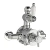 nuie Edwardian Twin Exposed Thermostatic Shower Valve