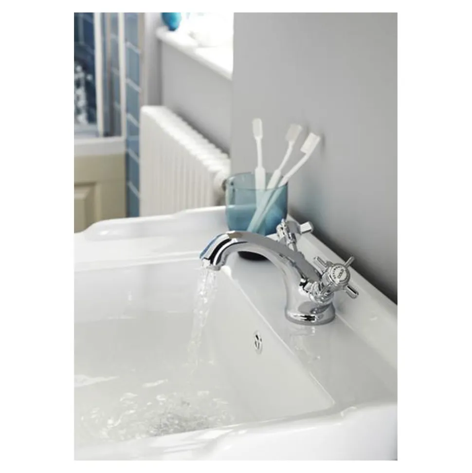 nuie Luxury Beaumont Mono Basin Mixer with Pop-Up Waste