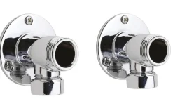 nuie Pair of Backplate Elbow Unions for Bar Shower Valves