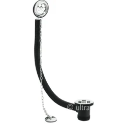 nuie Retainer Bath Waste With Brass Plug & Link Chain