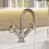 Nuie Revolution Industrial Basin Mixer Tap & Waste