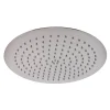 nuie Round Chrome Fixed Shower Head - 300mm Diameter