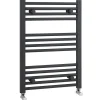 nuie Straight Anthracite Ladder Towel Rails - 700 x 500mm