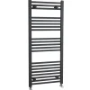 nuie Straight Anthracite Ladder Towel Rails - 1150 x 500mm