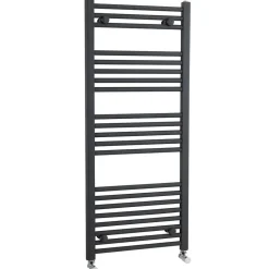 nuie Straight Anthracite Ladder Towel Rails - 1150 x 500mm