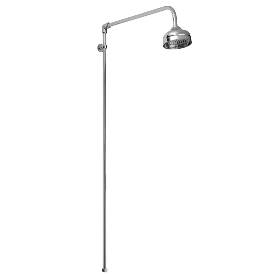 nuie Traditional Rigid Riser Kit with Overhead Shower