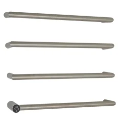 OBI Round Bar Heated Dry Electric Towel Rail