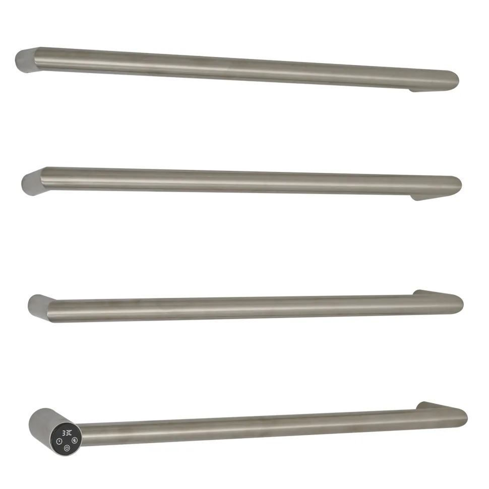 OBI Round Bar Heated Dry Electric Towel Rail