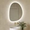 Organics LED Illuminated Mirror with Demister Pad & Colour Change Lights - 500 x 700mm