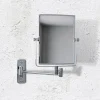 Origins Living Addison Reversible Rectangular Magnifying Chrome Mirror - 150 x 200mm