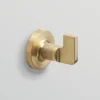 Origins Living Baxter Brushed Brass Robe Hook