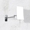 Origins Living Blake Rectangular Magnifying Chrome Mirror - 130 x 210mm