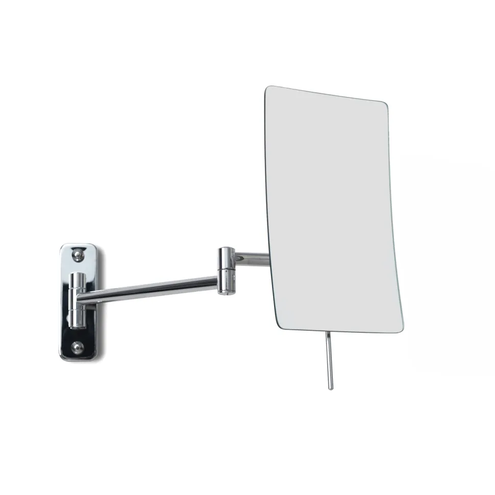 Origins Living Blake Rectangular Magnifying Chrome Mirror - 130 x 210mm