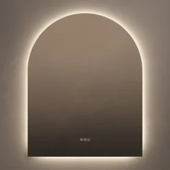Origins Living Claris Arched LED Illuminated Mirror with Demister Pad & Colour Change Lights