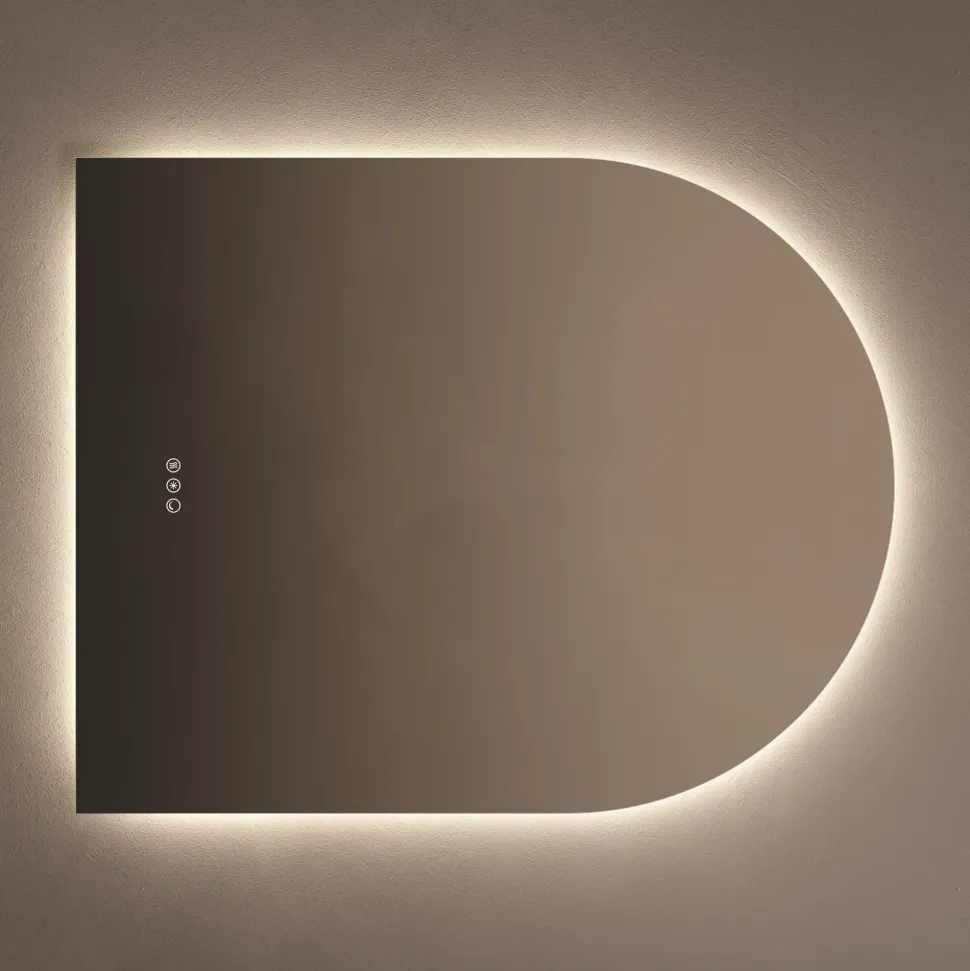 Origins Living Claris Arched LED Illuminated Mirror with Demister Pad & Colour Change Lights