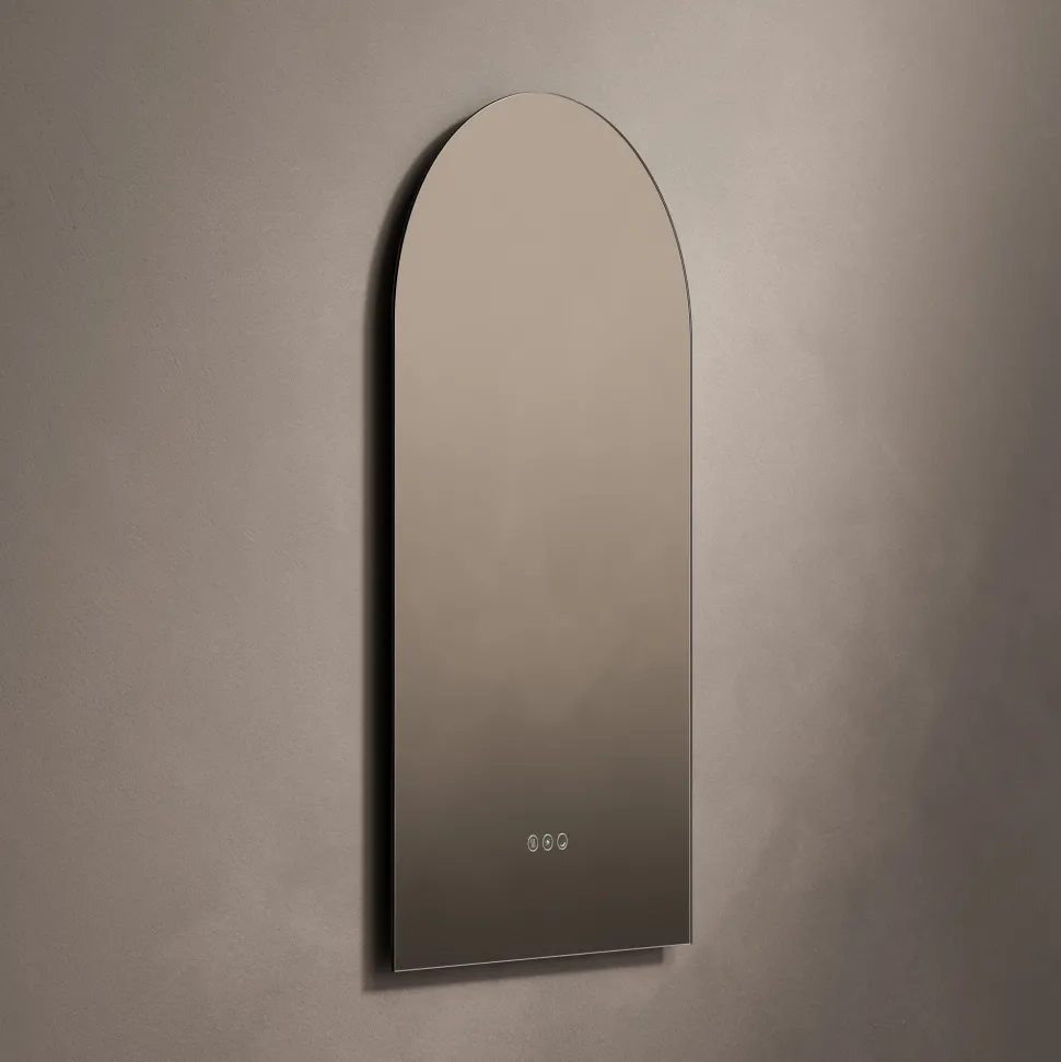 Origins Living Claris Arched LED Illuminated Mirror with Demister Pad & Colour Change Lights